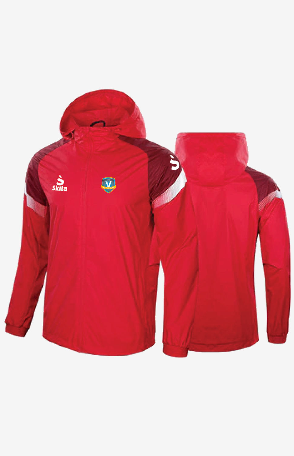 Coupe-vent Alvor rouge (FC Vaujours)